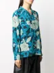 Equipment floral-print silk shirt