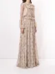 Giambattista Valli ruffle-trimmed floral print gown