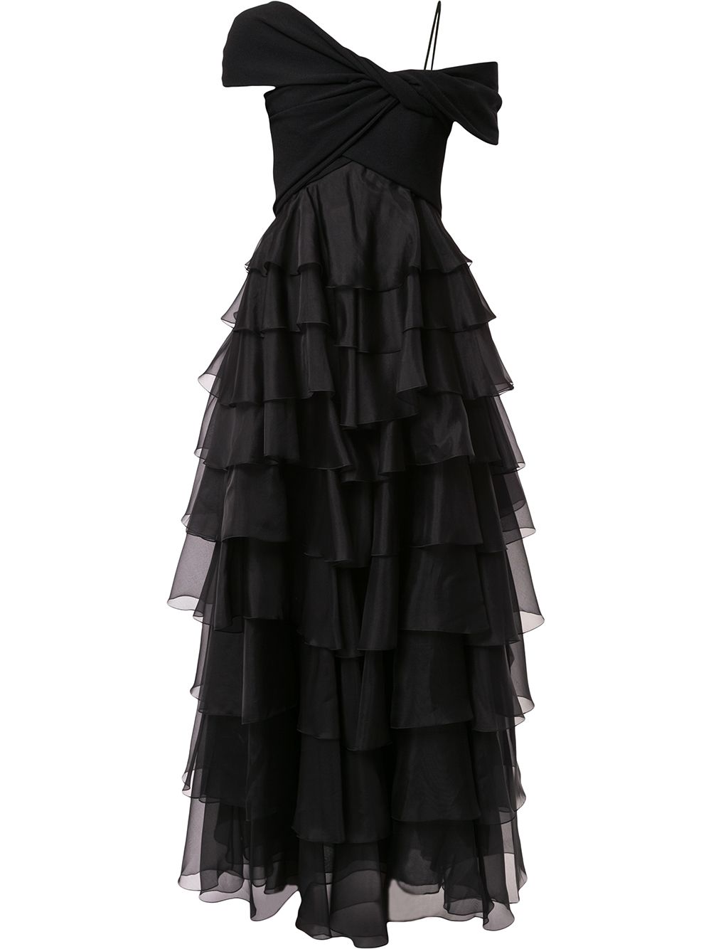 Giambattista Valli Ruffled Design Dress - Farfetch