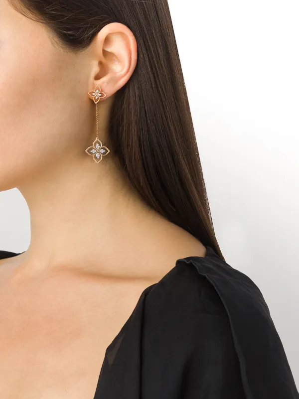 roberto coin earrings princess flower