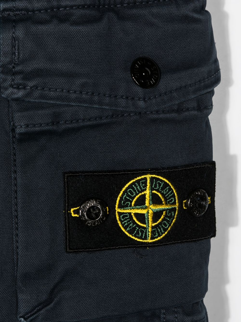 фото Stone island junior брюки карго со вставками