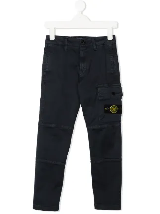 stone island blue cargo pants