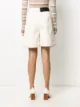 LOEWE turn-up cuff logo patch shorts