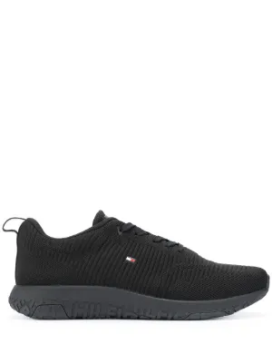 tommy hilfiger black trainers