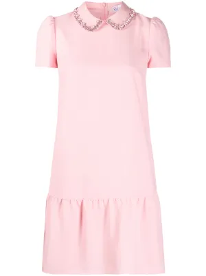 red valentino pink dress