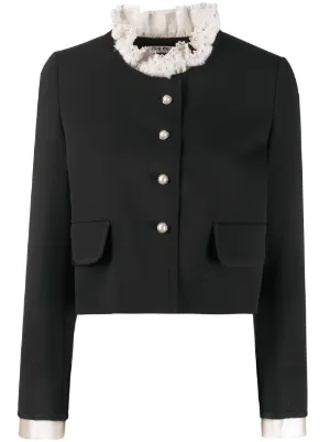 Avskurna jackor från Miu Miu Dam Farfetch Jackor från Miu Miu Dam Farfetch
