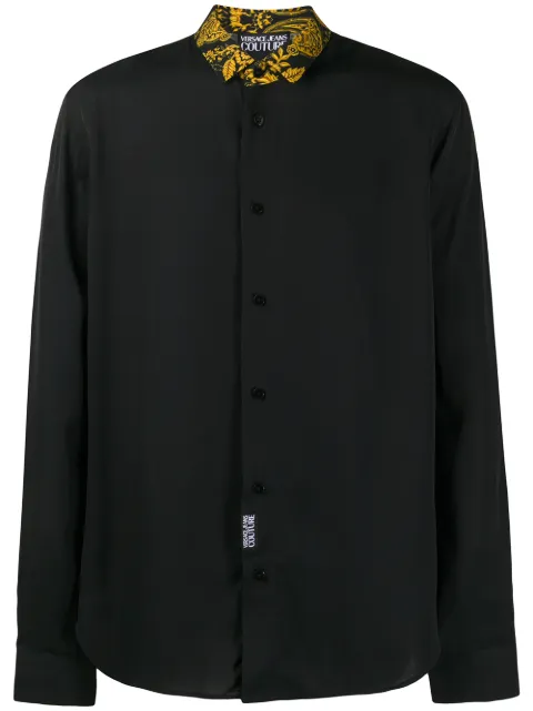 Versace Jeans Couture camisa con motivo Barocco en la espalda