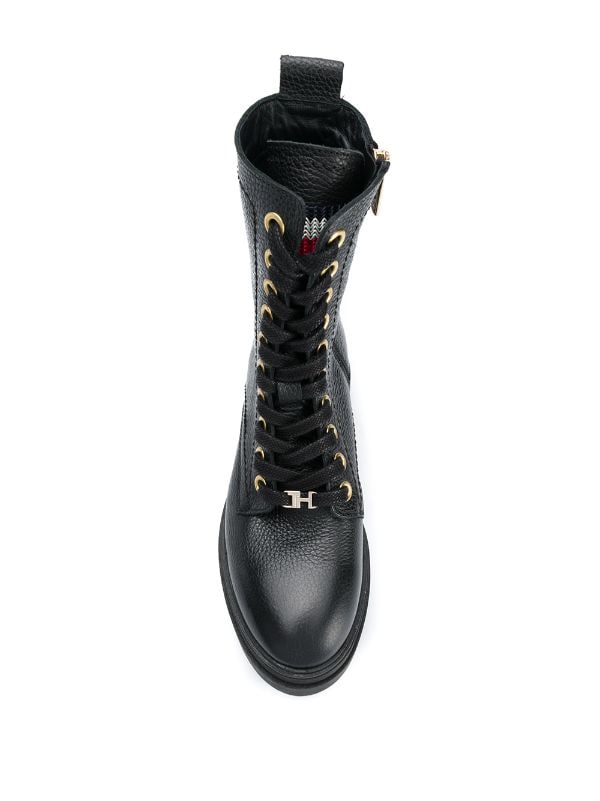 Tommy Hilfiger Chunky Combat Boots 