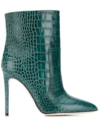 green croc ankle boots