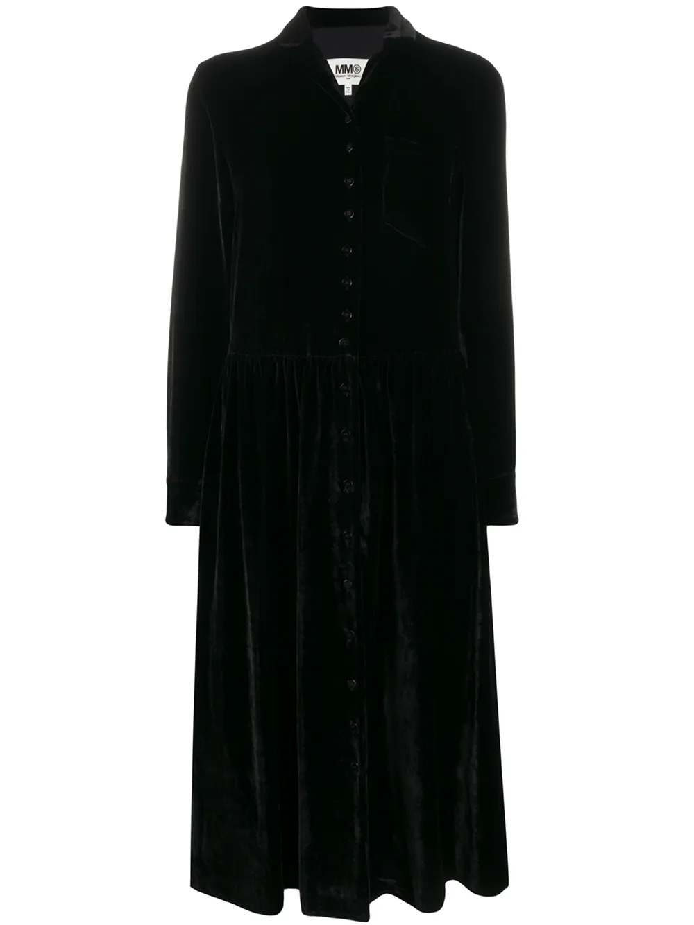 MM6 Maison Margiela Hemdkleid In Samtoptik 6OPja k646a MM6 Maison Margiela Hemdkleid In Samtoptik 6OPja k646a