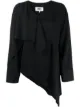 Image 1 of MM6 Maison Margiela ruffled asymmetric blouse