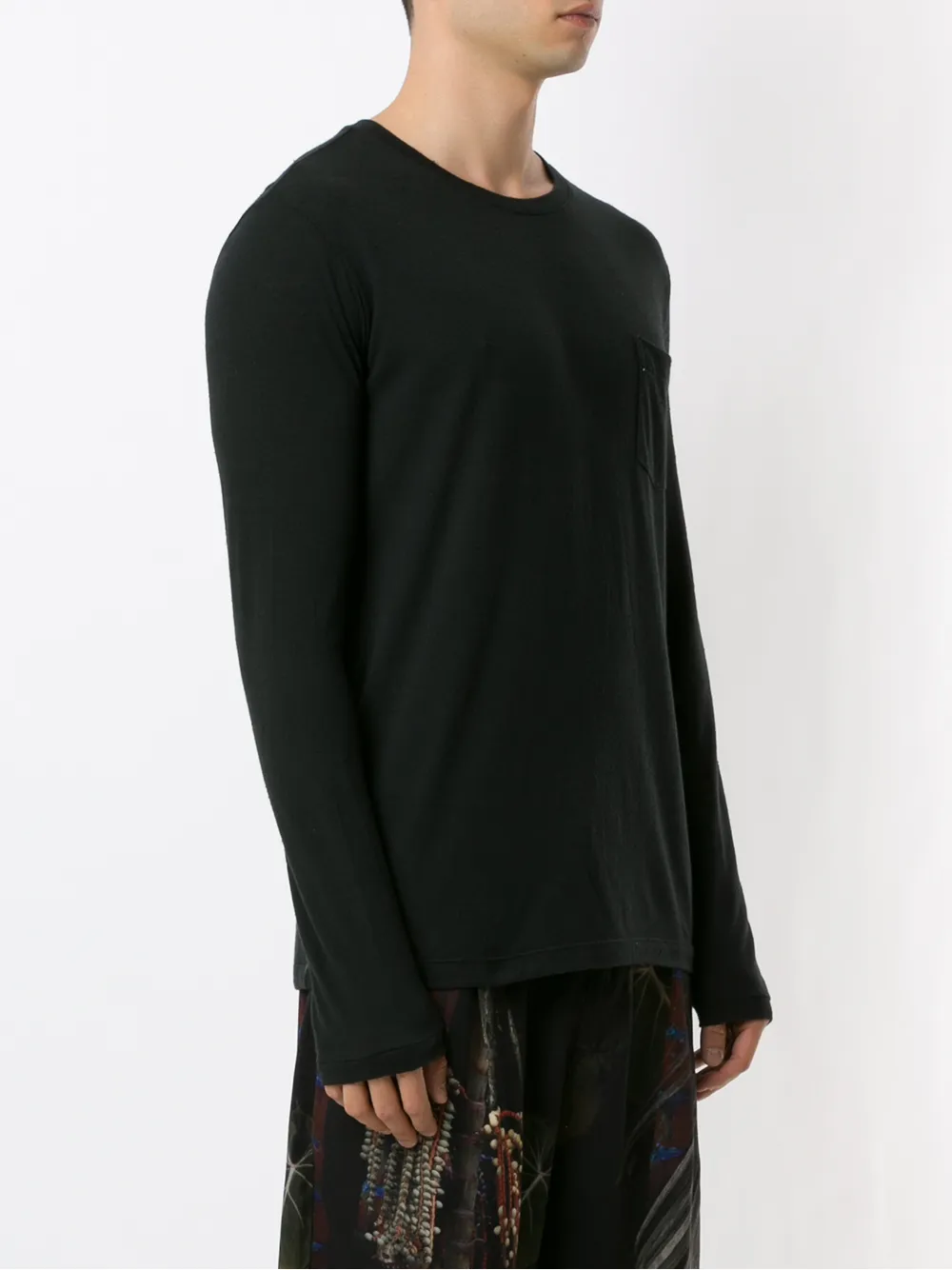 Osklen Graphic-print Long-sleeve T-shirt In Schwarz
