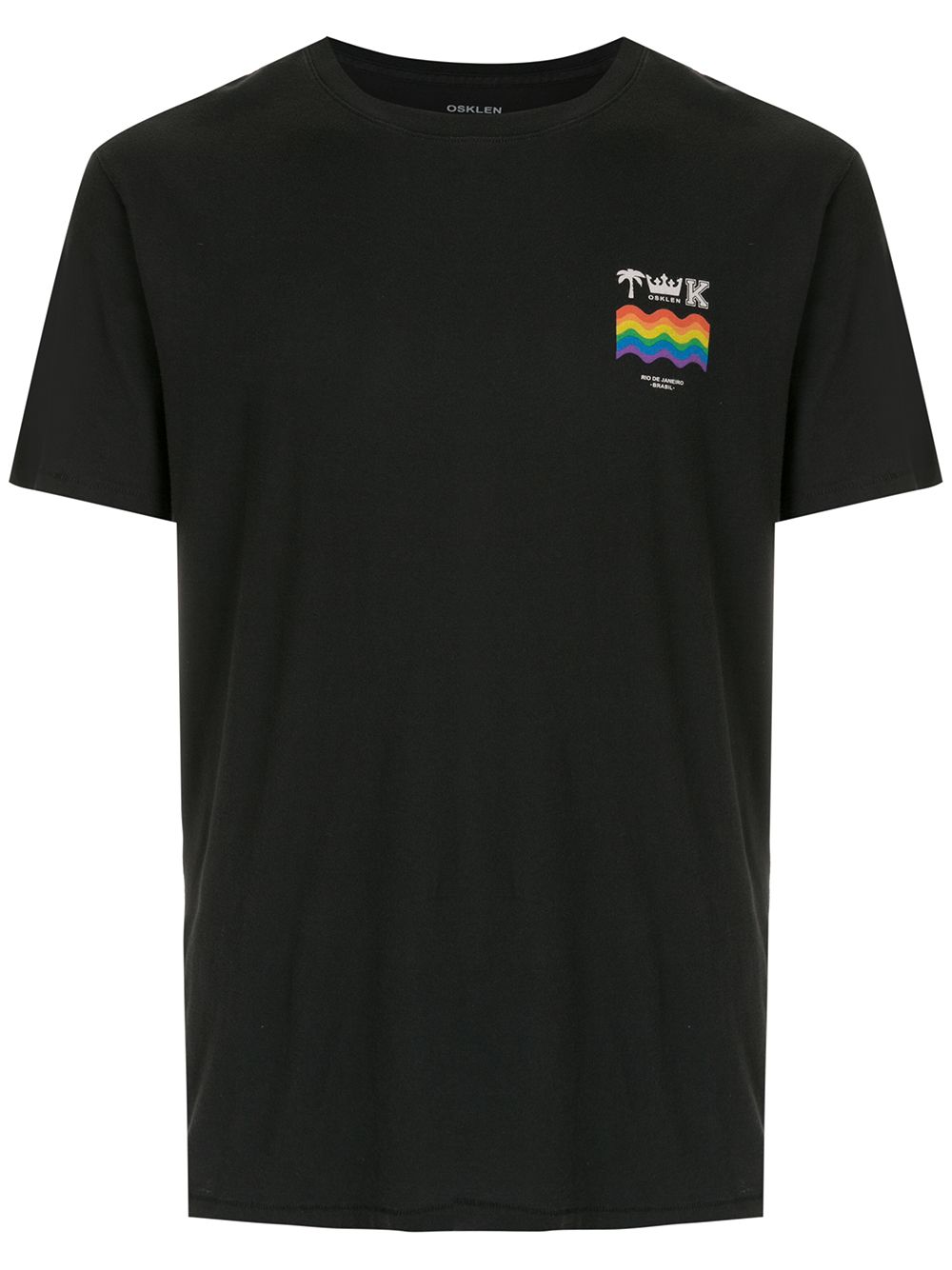 

Osklen playera Brasão - Negro