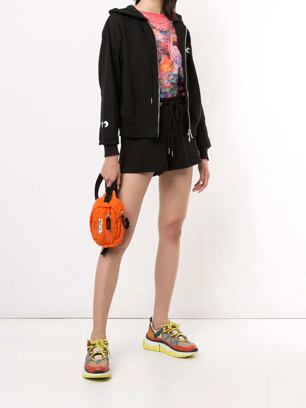 Mostly Heard Rarely Seen 8-Bit Hoodie met logo - Zwart