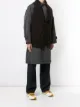Kolor layered-look midi coat