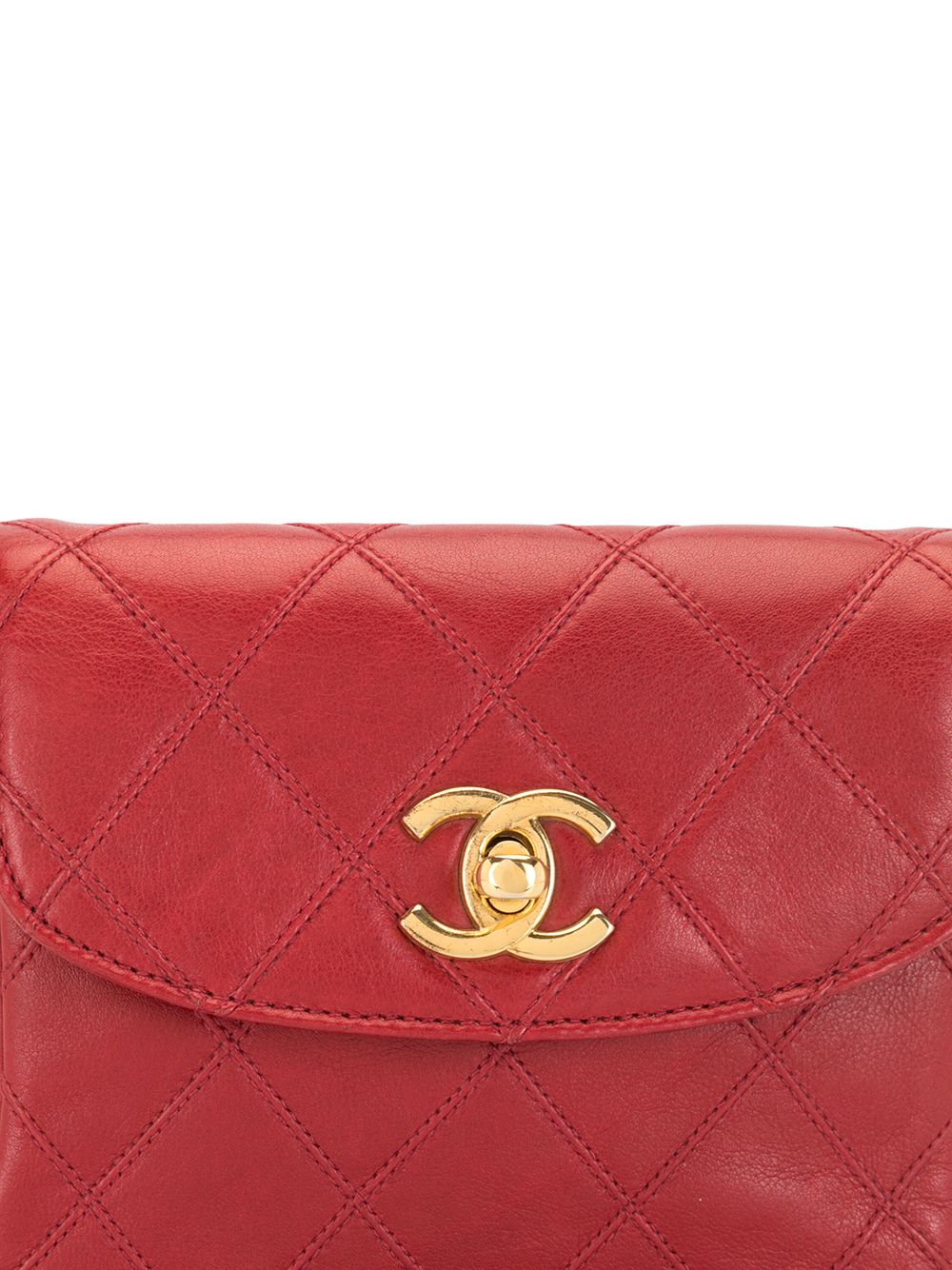 фото Chanel pre-owned поясная сумка cosmos с логотипом cc