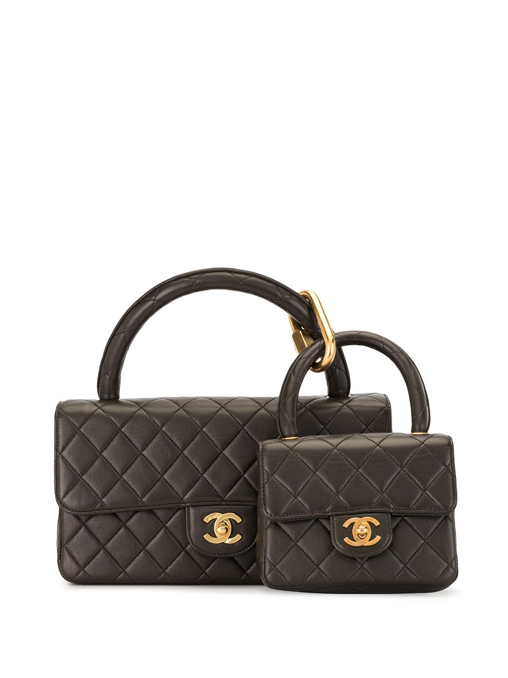 chanel luggage set