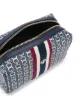 Tory Burch monogram print zipped make up bag