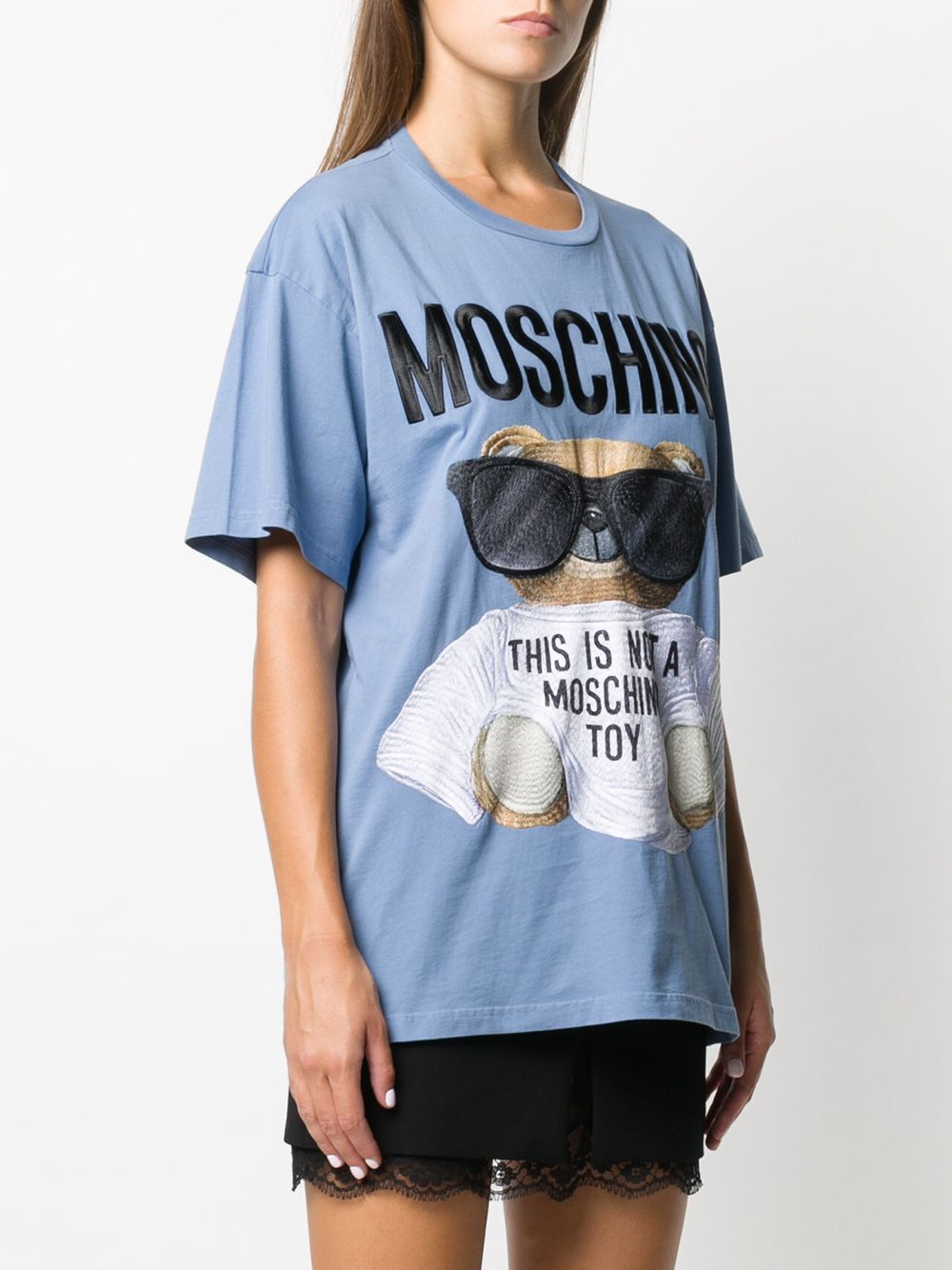 фото Moschino футболка teddy bear из джерси