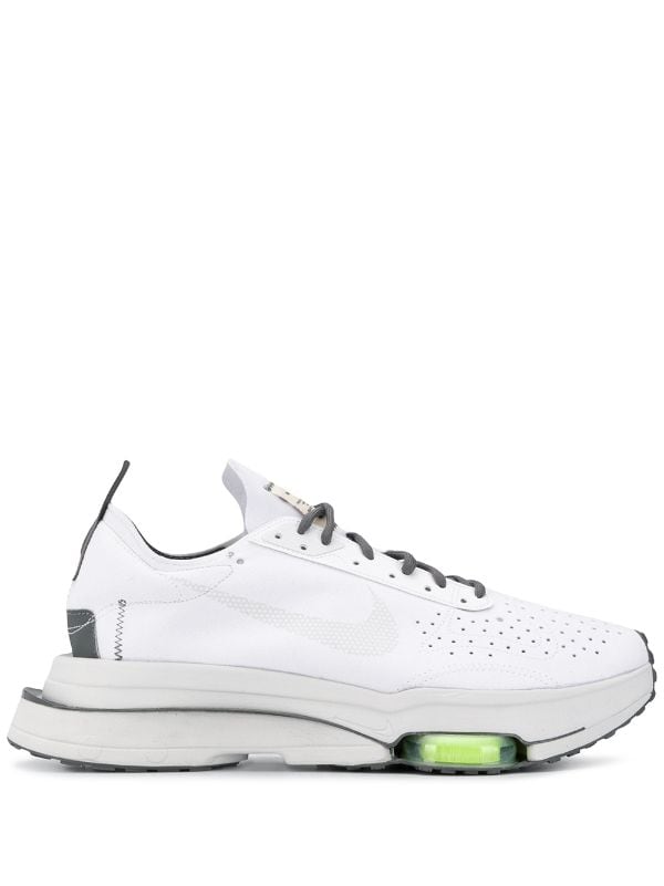 Nike white perforated sneakers for men 