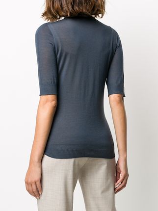 three-quarter length sleeve jumper展示图