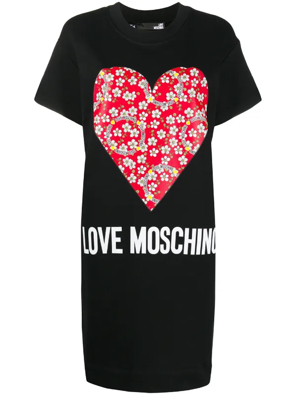 love moschino t shirt dress