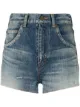 Image 1 of Saint Laurent destroyed denim shorts