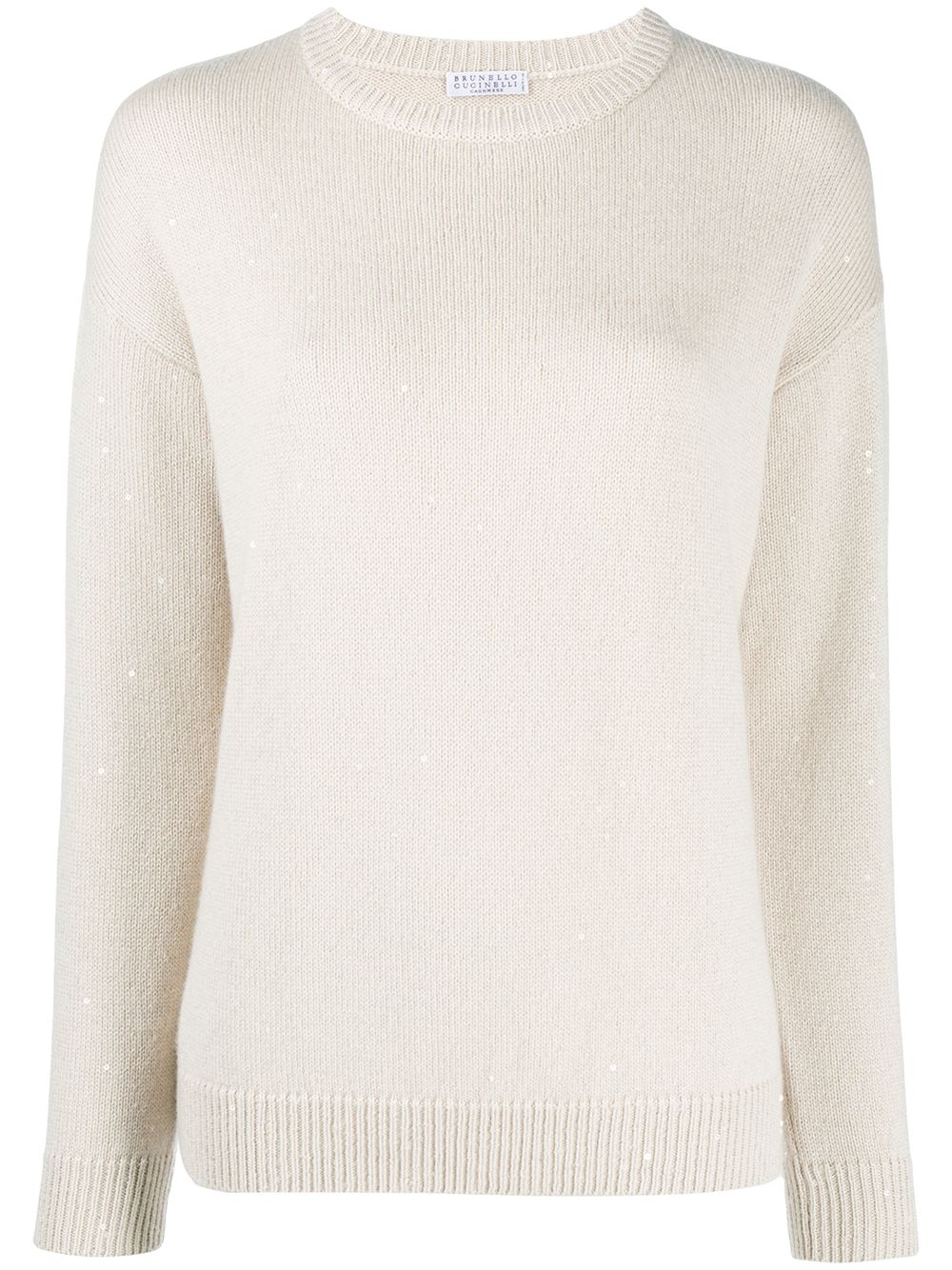 

Brunello Cucinelli sequin details jumper - Neutrals