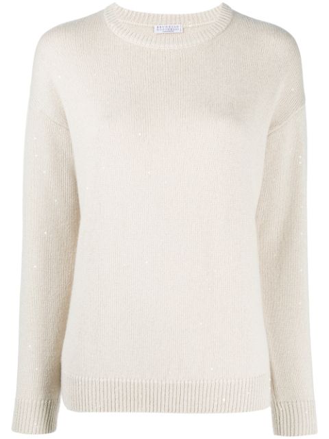 Brunello Cucinelli sequin details jumper Women