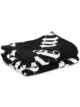 Image 1 of Palm Angels logo-motif whipstitch-detail blanket