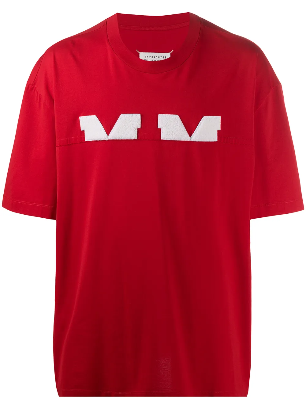 Maison Margiela футболка с логотипом Spliced MM