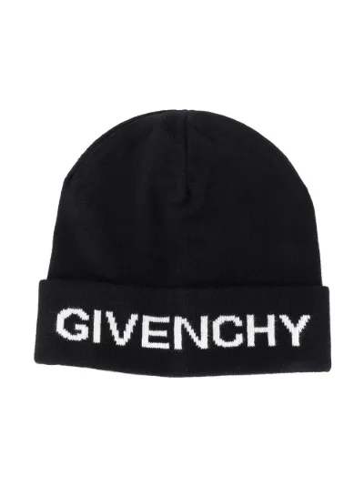 logo beanie hat | Givenchy Kids 