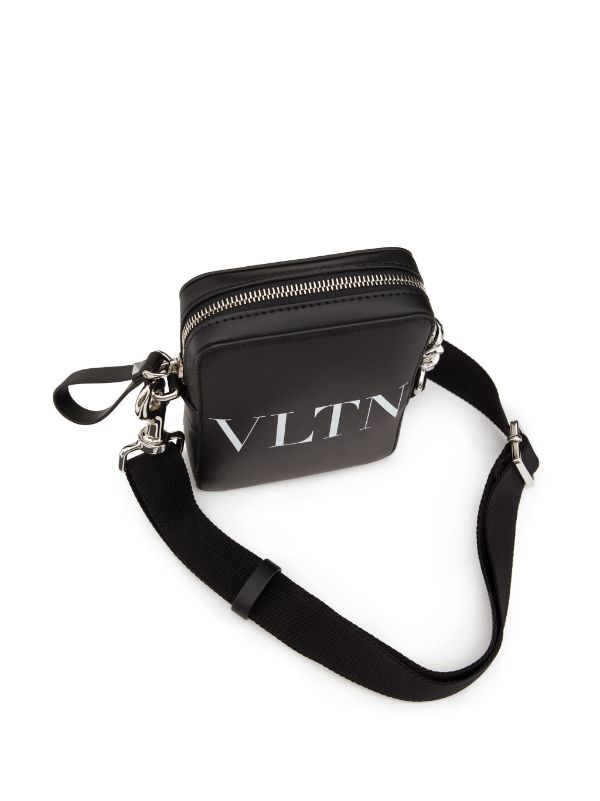 Vltn leather cross body bag - Valentino Garavani - Men | Luisaviaroma