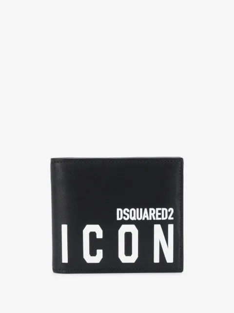 DSQUARED2 محفظة بطبعة شعار ICON