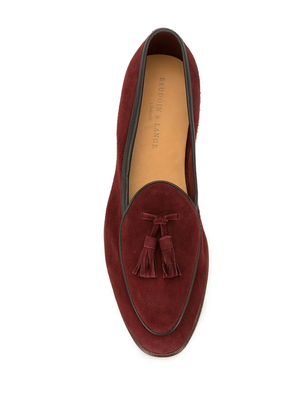 фото Baudoin & lange tassel detail loafers