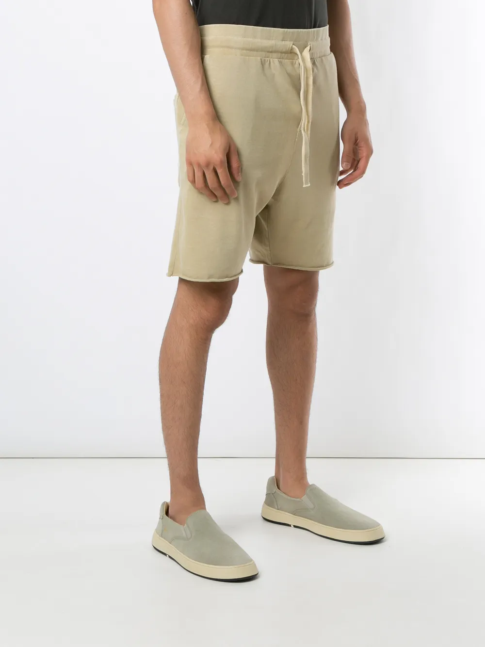 Osklen Drawstring-waist Track Shorts In Neutral