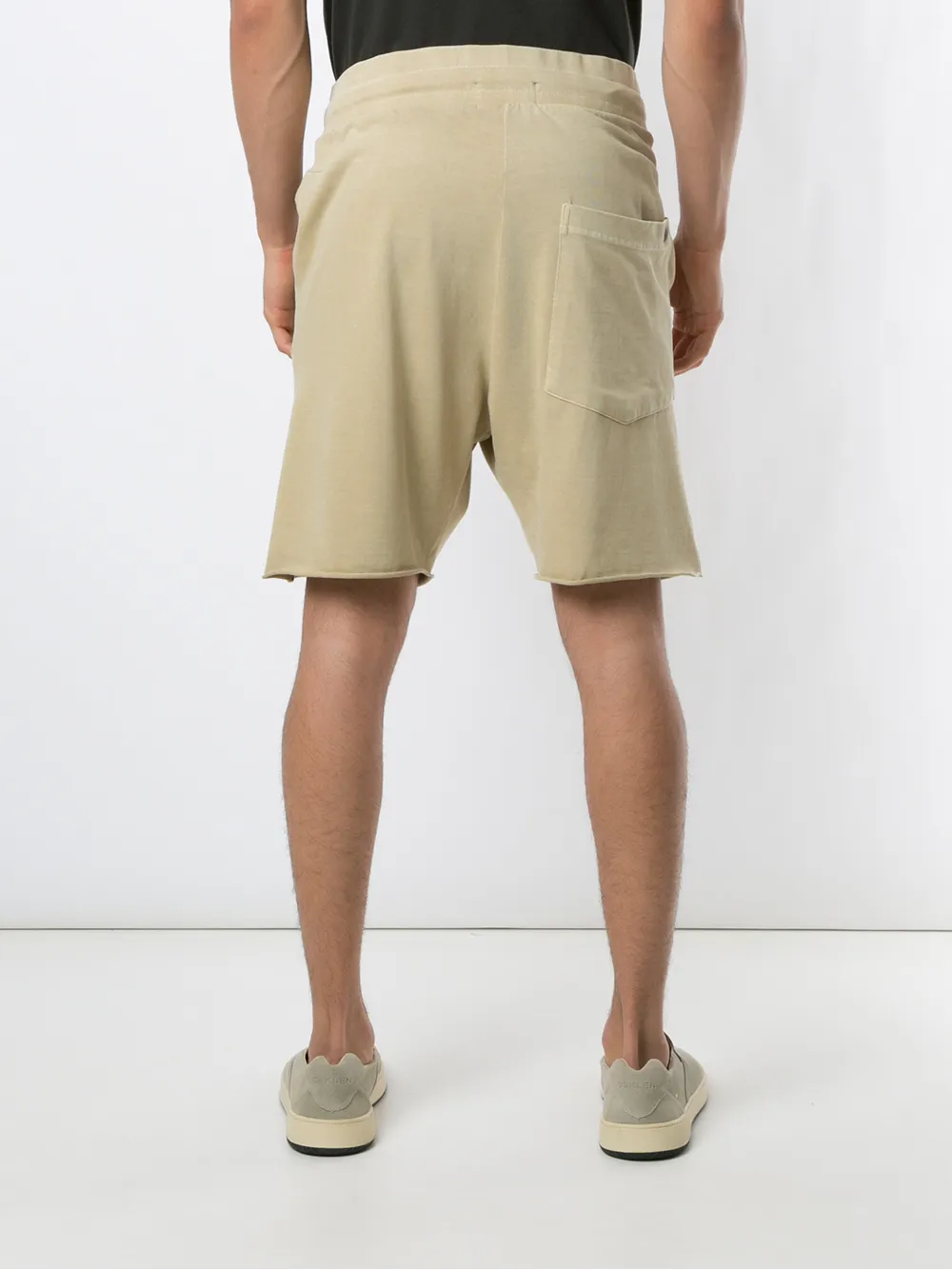 Osklen Drawstring-waist Track Shorts In Neutral