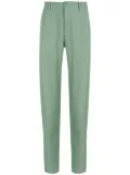 Osklen Fluid linen tailored trousers - Green