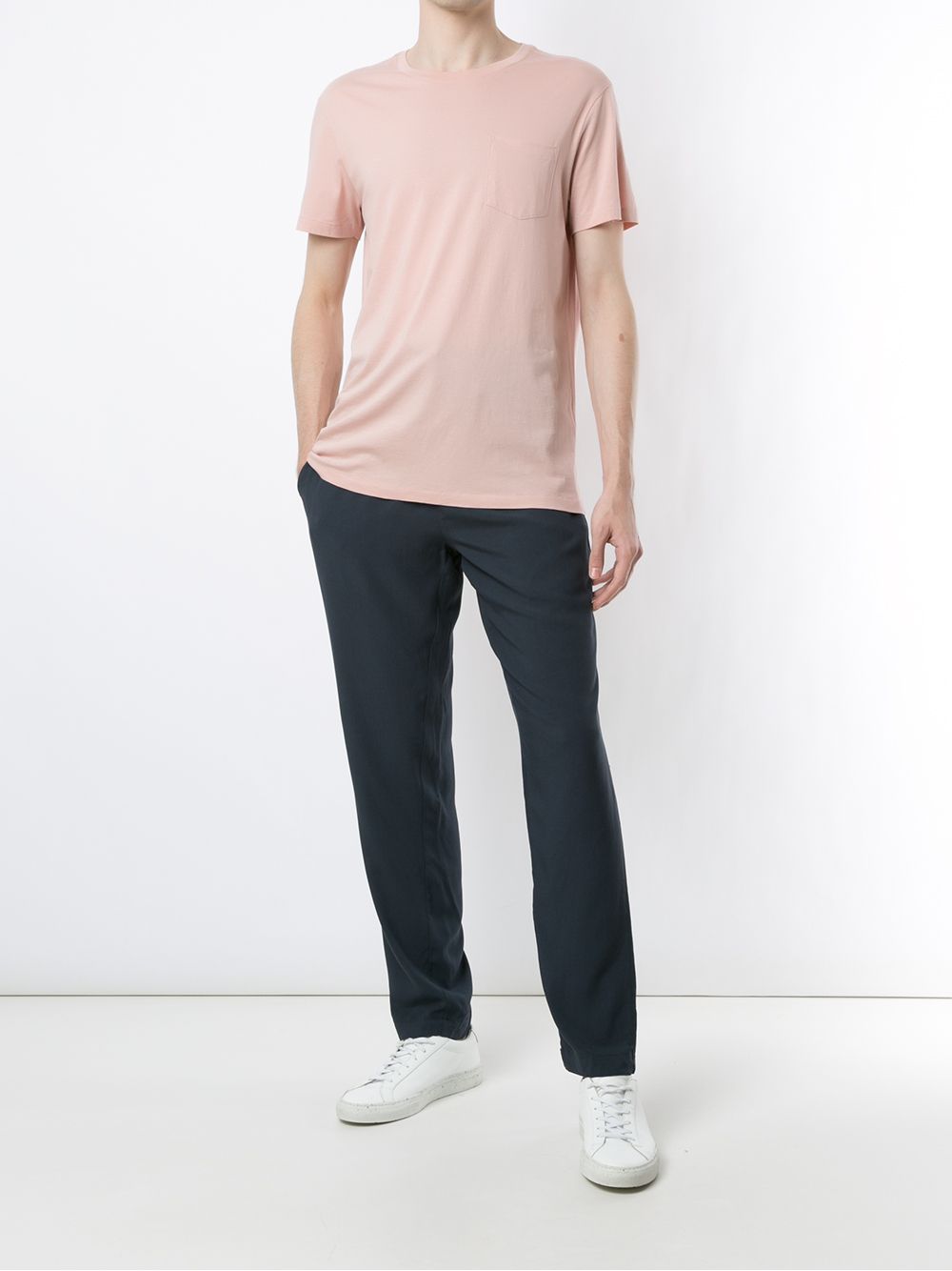 Osklen T-shirt met borstzak - Roze