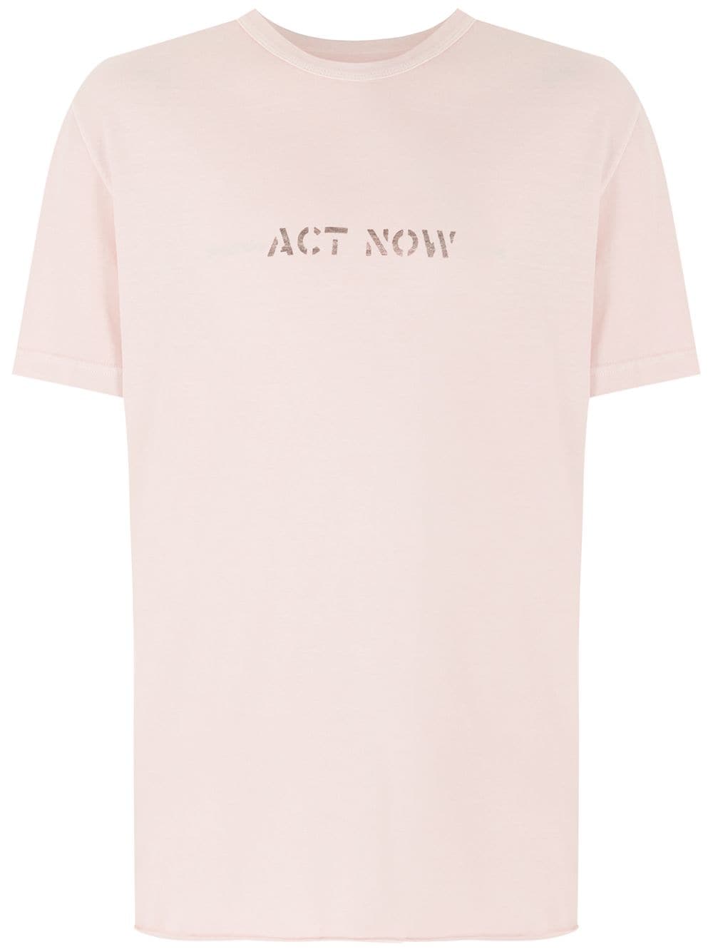Osklen Strong Double Act Now T-shirt In Pink