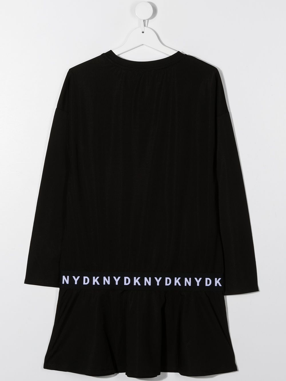 фото Dkny kids платье миди с логотипом