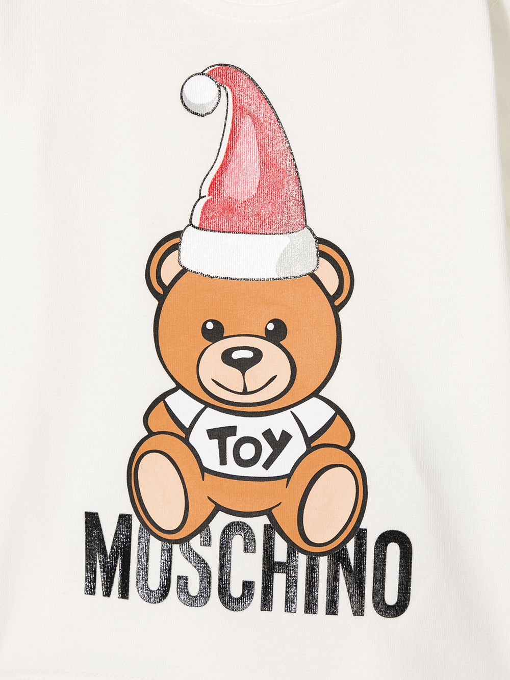 фото Moschino kids толстовка с блестками