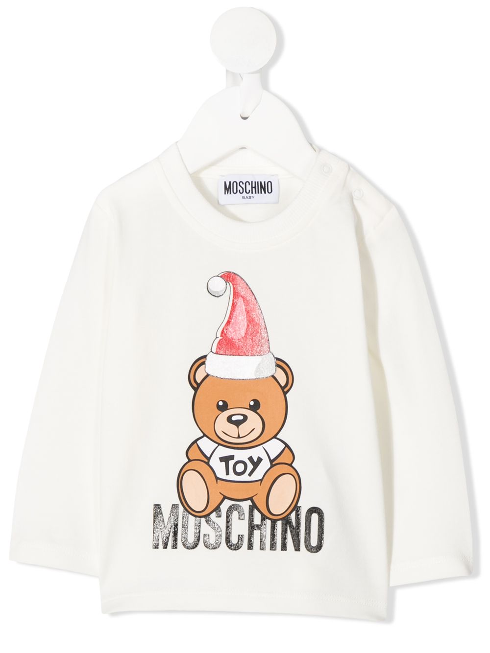 фото Moschino kids толстовка с блестками