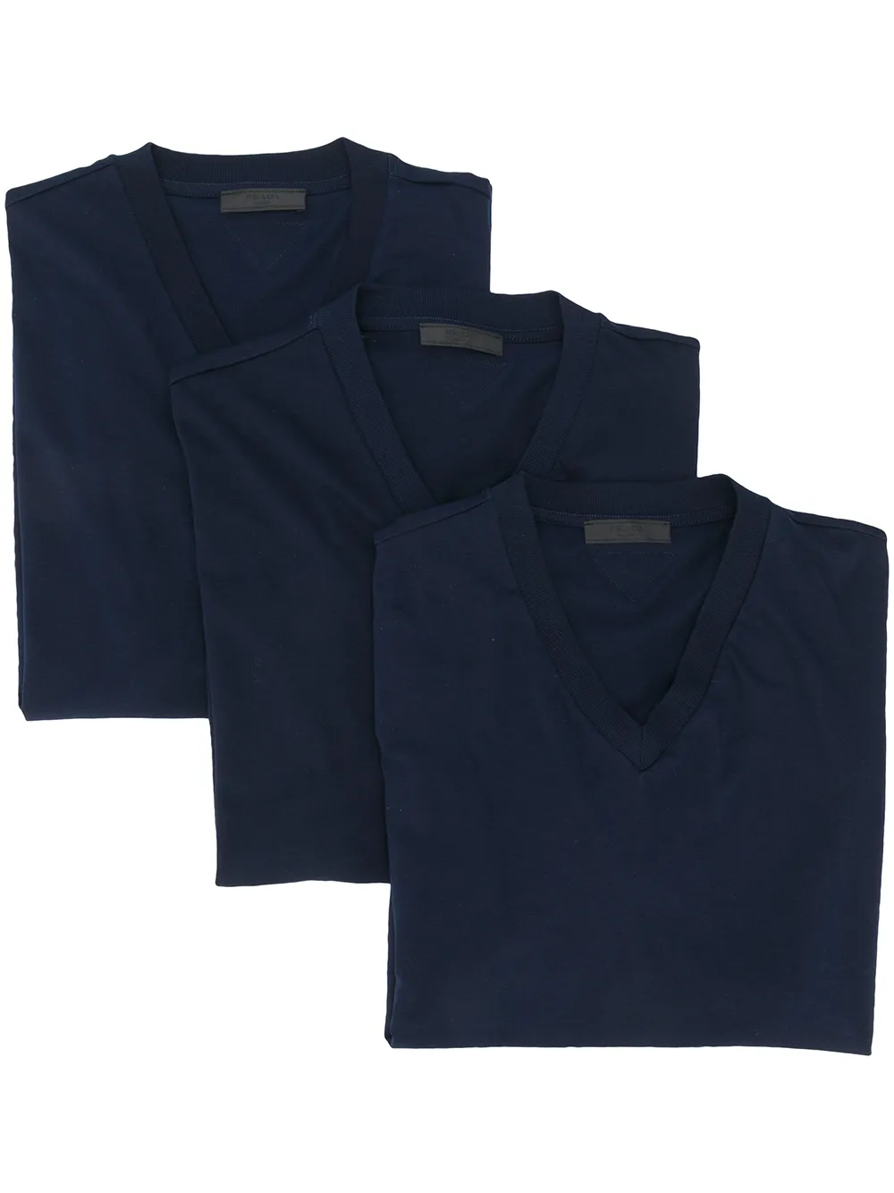 lot de trois t-shirts à col v