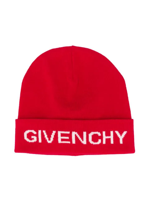 Givenchy Kids gorro tejido con logo