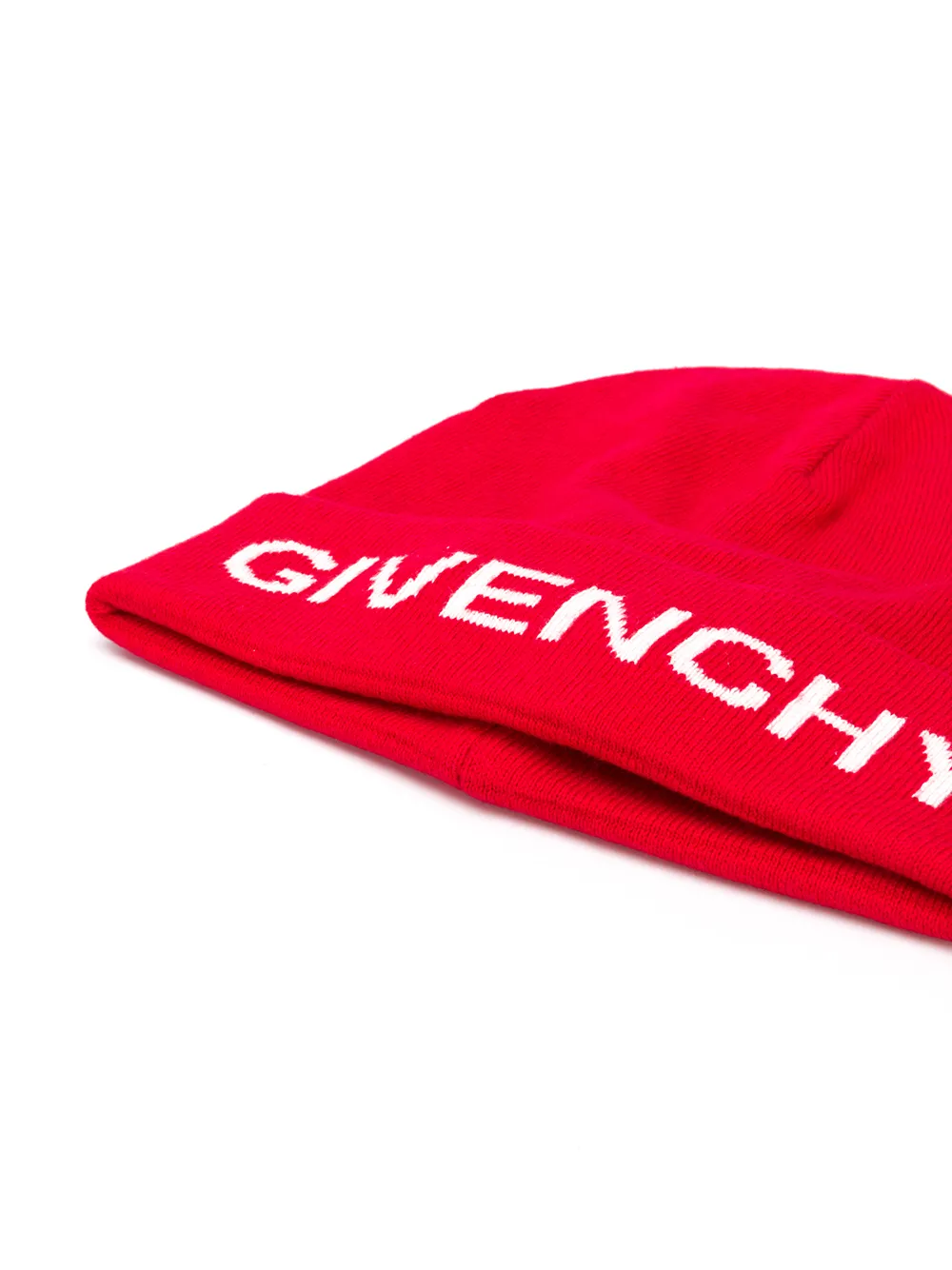 Givenchy Kids Gebreide muts Rood
