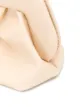 Themoirè ruched detail clutch bag