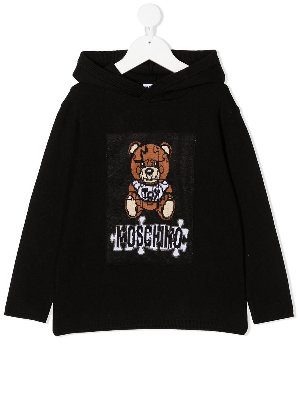 фото Moschino kids худи с нашивкой teddy bear