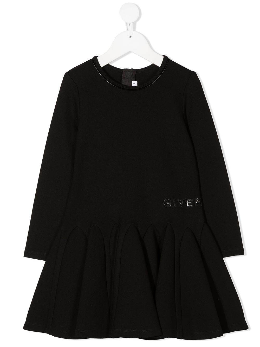 фото Givenchy kids платье миди с баской
