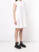 MSGM sleeveless ruffled cotton dress